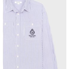 공식온라인  Crown Ovwrsized Utility Shirt 여성용와이셔츠 SRB4SH001BL