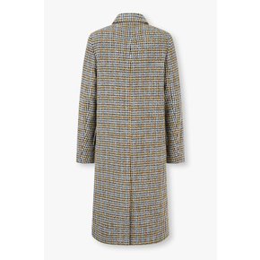 [PS PAUL SMITH] 여성 알파카 울 체크 패턴 롱 코트 5745307102000