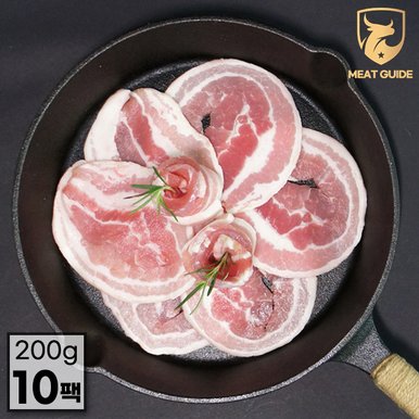 간편하게 구워먹는 듀록 꽃삼겹살 2.0kg(스페인산 200gx10)