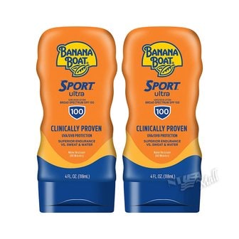  [1+1] 바나나보트 울트라 스포츠 선크림 118ml SPF100 BANANA BOAT SPORT ULTRA SUNSCREEN LOTIO