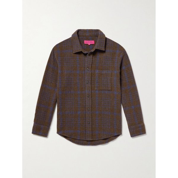 체크 캐시미어 오버셔츠 46376663163011104