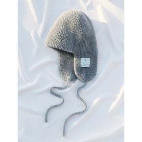 [단독] KNIT TROOPER HAT - BLUE GRAY 니트 트루퍼햇