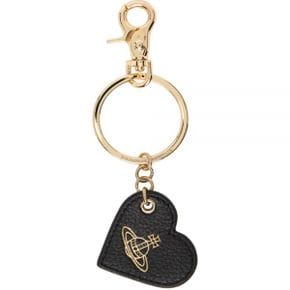 비비안웨스트우드 GRAIN LEATHER HEART KEYRING (82030047U L001J N403) (그