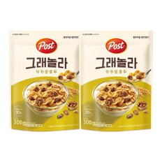 포스트 그래놀라 카카오 호두 300g 2개