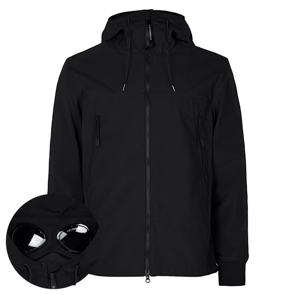 [부산점] 씨피컴퍼니 26SS 블랙 쉘-R 윈드브레이커 후드 집업 자켓 RSCMOW728A 005968A 999