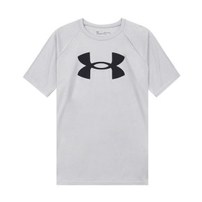 UA 테크 반팔티 라이트 그레이 1363283-011