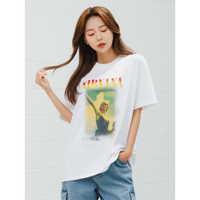 NIRVANA 오버핏 반팔티 AST4560 (3 COLOR)