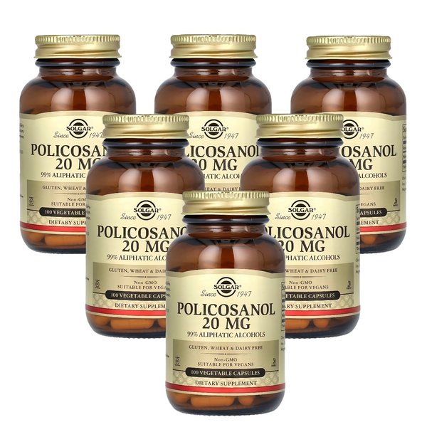 폴리코사놀 20mg 100베지캡슐 X 6통