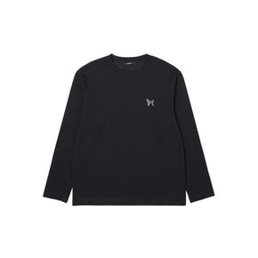 남성 분또 기본 긴팔 크루넥 티셔츠 (BLACK) (HA8LT92-39)