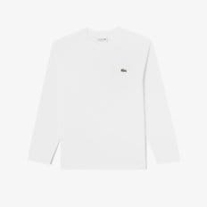 (남성)긴팔 솔리드 티셔츠(TH228E-55G 001)화이트
