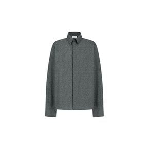 아모멘토 26FW Floral Basic Shirt, Grey