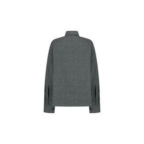 아모멘토 26FW Floral Basic Shirt, Grey