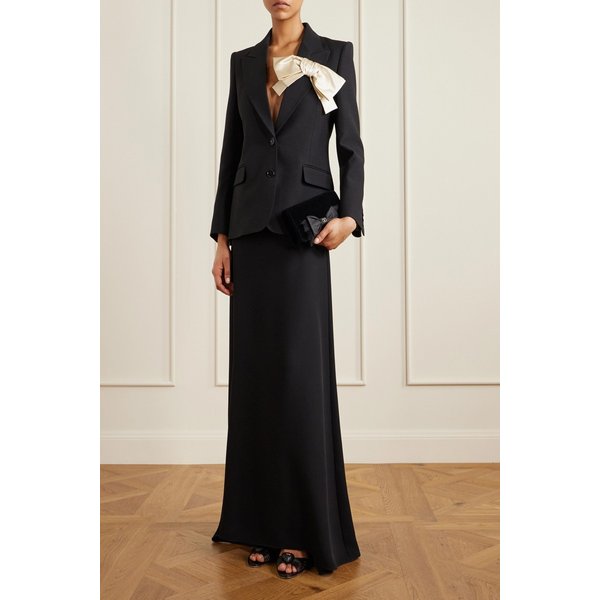 V로고 시그니처 미니 보우 디테일 벨벳 숄더백 46376663162984952