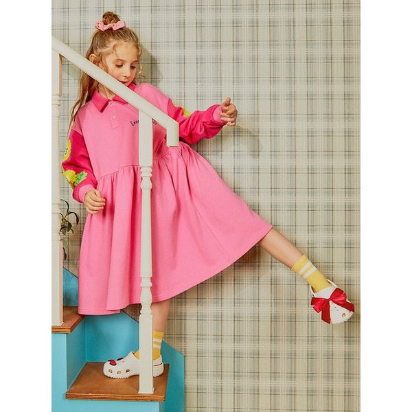 덴덜라이언 유아 아동 여아 원피스 롱슬리브