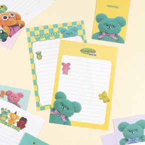 핑크풋 1000 와사비베어편지지 (랜덤발송)