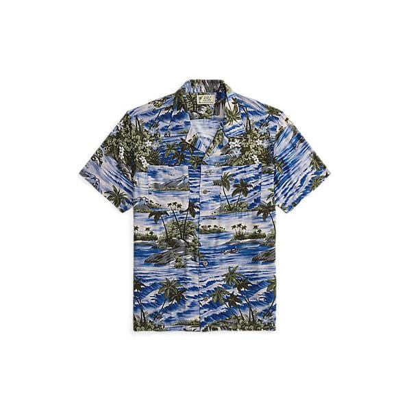 트로피컬 프린트 캠프 셔츠(MNRRWOV1N820062400)