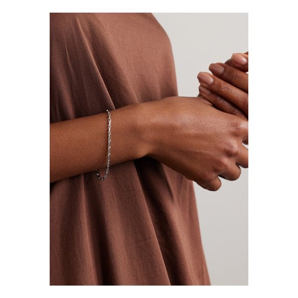 로라 롬바르디 코어 플래티넘 도금 브레이슬릿 실버 46376663162907407