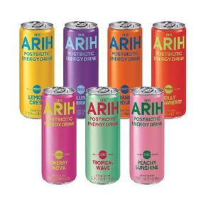 아리 ARIH 포스트바이오틱 에너지드링크355ml x2캔 레몬 블러시베리 오렌지 체리 피치