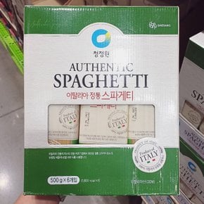 청정원 스파게티면 500g x 6