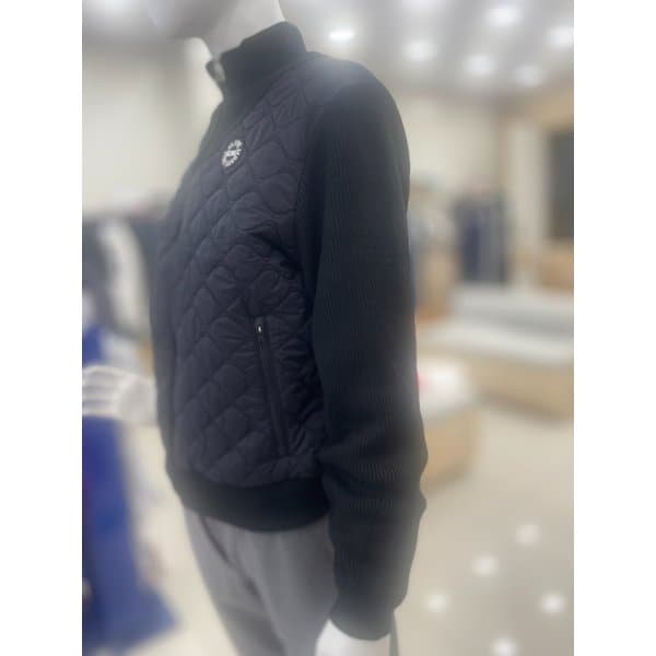 [여주점] 여성 퀼팅 스웨터 하이브리드 패딩점퍼 GQ422LKCO2 BLCK