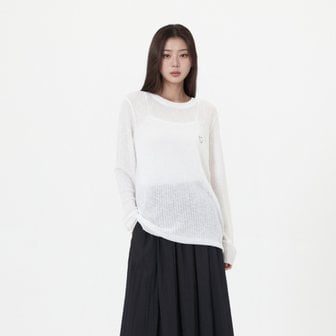 LAP [시흥점] 하트 자수 포인트 긴팔니트 AR2KH422