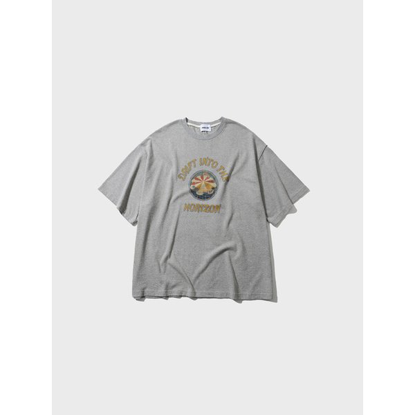 Drift Horizon Graphic Half Tee - Grey