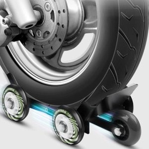한국침구예진 오토바이 스쿠터 타이어펑크 비상용 견인 보조바퀴 (색상 랜덤)