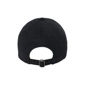 ADLV CIRCLE WAPPEN BALL CAP BLACK-ADLV와펜