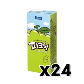 매일유업 피크닉 청포도 팩음료 240ml x 24개