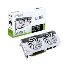 DUAL 지포스 RTX 4070 O12G OC D6X 12GB White