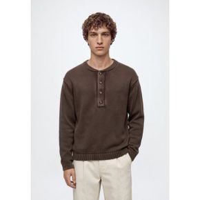 Abercrombie  Fitch 아버크롬비 앤 피치 가벼운 헨리 - 점퍼 연한 갈색 8103433