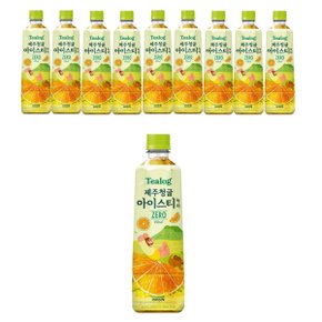 티로그 제주청귤 아이스티 녹차 제로 500ml 24개 무료배송