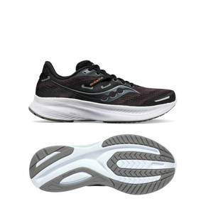 5033061 SAUCONY Mens Guide 16 Running Shoes In Black/white