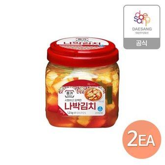 종가집 종가 담백한 나박김치1.2kg(PET)X2