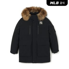 [코리아공식] 고프코어 아웃포켓 FUR 미드 구스 패딩 NY (Black)