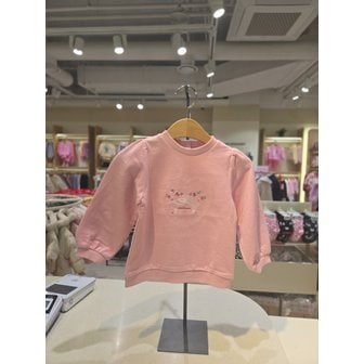 밍크뮤 [파주점] (PK) 리본자수프맆 스웨트셔츠 35115334024