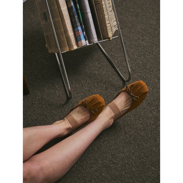 [리퍼브]IS_241387_Bologna Corduroy Flat Shoes
