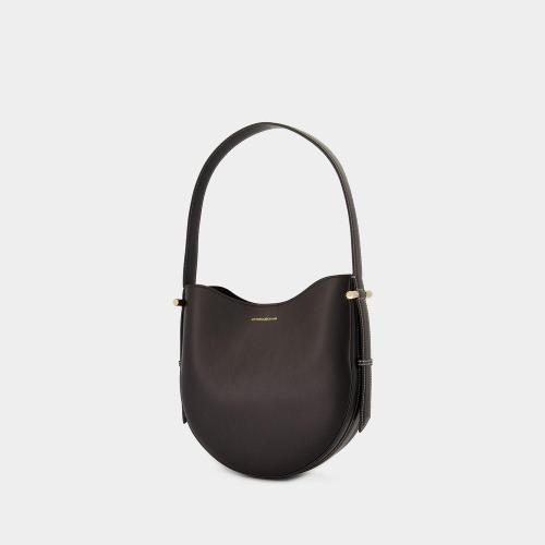 [해외배송] 더 DIA 미디엄 숄더 백 빅토리아 BECKHAM 레더 블랙 B125AAC006190A-1 B0731583654