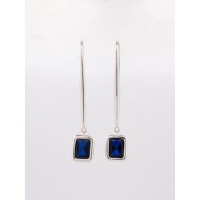 drop BLUE EARRING SILVER 드롭 블루 귀걸이 실버