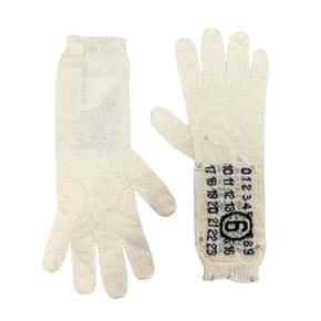논현 더팩토리25FW MM6 메종 마르지엘라 넘버 로고 울 장갑 (S52TS0043