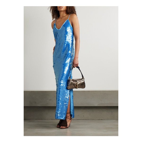 알레마이스 스텔라 시퀸  튤 미디 드레스 블루 46376663162877884