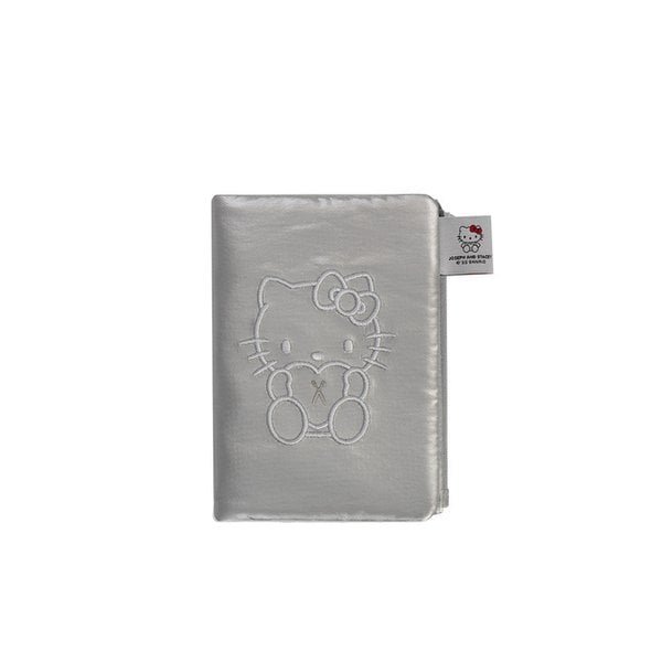 Sleek Travel Wallet Hello Kitty Silver