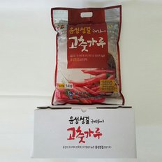 산지직송 국내산 햇 일반 고추가루 2kg (1kg 1개 500g 2개) 충북 음성