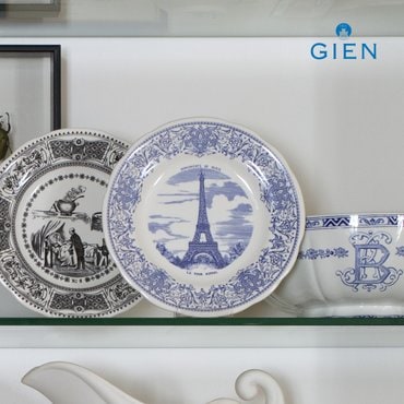 지앙 테마파리 디저트 접시 에펠탑 1p (19.8cm)