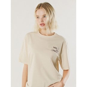 mars planet cool cotton T-shirt _Beige