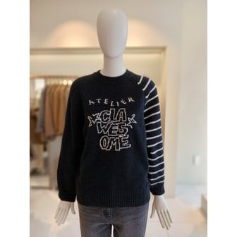 CC콜렉트 [여주점] 씨씨콜렉트 스트라이프배색루즈핏풀오버 C244ksk035