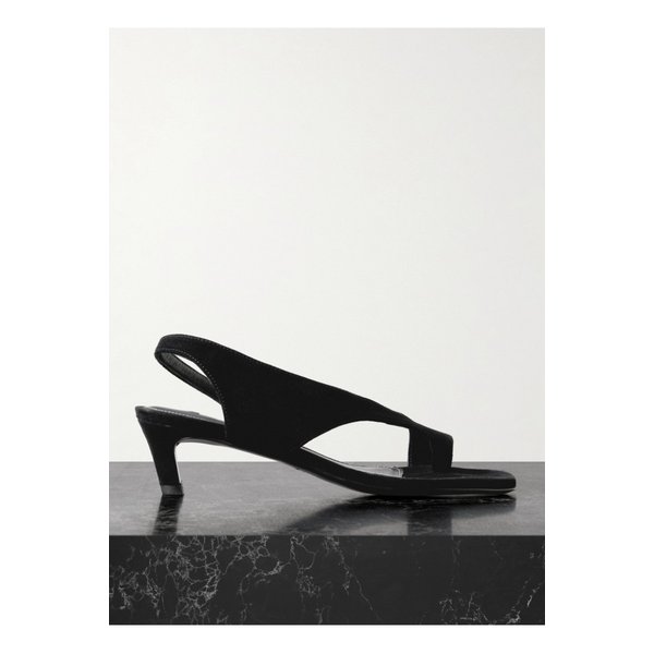 스웨이드 슬링백 샌들 블랙 1647597353192892