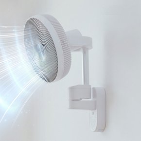 벽선풍기 BLDC 인체모션감지 3D입체회전 리모컨 써큘형 가정용 업소용 사무실 주방 욕실