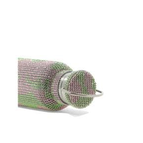 콜리나스트라다 Squiggle Rhinestone water bottle Green XX1000PINK AND LIME SQUIGGLE