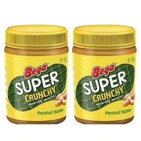 베가 피넛 버터 슈퍼 크런치 땅콩잼 Bega Peanut Butter Super Crunchy 470g 2개